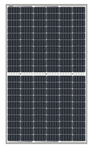 Panel solar monocristalino PERC Longi bifacial 440-460 W HiMO-4 500W en poco espacio