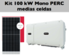 Commercial 100kW PV solar kit Huwaei inverter