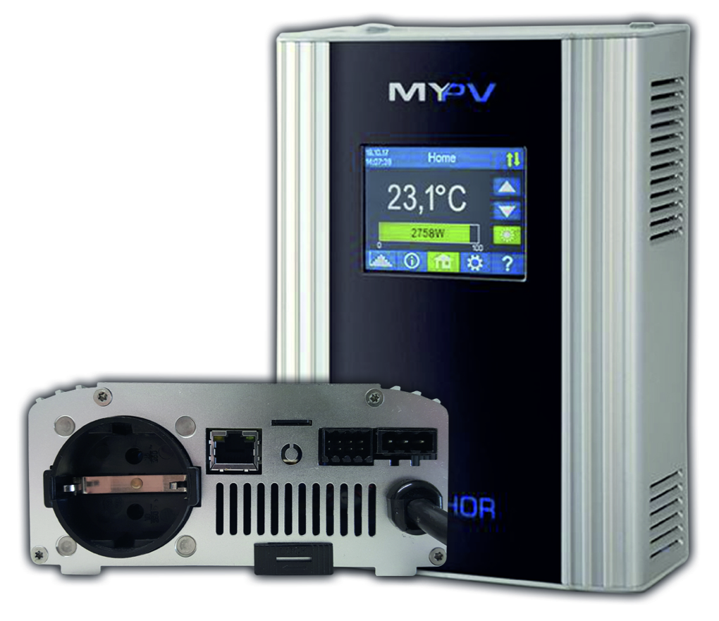 AC-Thor gestión inteligente de energía para calefacción y agua caliente My-pv