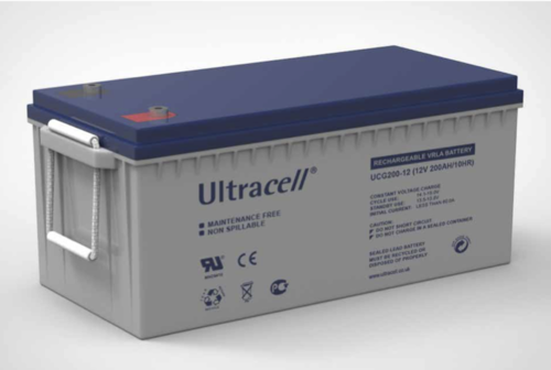 Batería de gel Ultracell 12V 230Ah UCG200