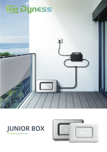 Kits Batería Dyness Junior Box carga directa de 2 paneles solares 1,6 a 6,4kWh. Con regulador y BMS