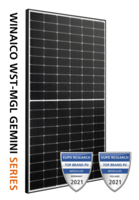 Panel solar Winaico monocristalino PERC medias celdas 375W. Nueva gama