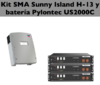 SMA Sunny Island battery inverter + Pylontec lithium battery