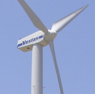 Aerogenerador Vestas V52 850kW torre 45m