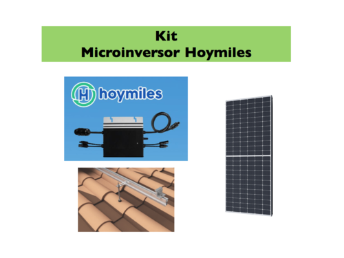 Kit autoconsumo completo 1,6kW Microinversores Hoymiles HMS800. 1,82kWp